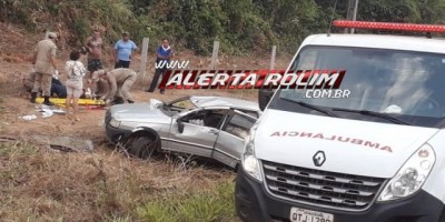 Rolim de Moura – Motorista perde o controle da direção e capota veículo na RO-479 Rolim de Moura – Motorista perde o controle da direção e capota veículo na RO-479