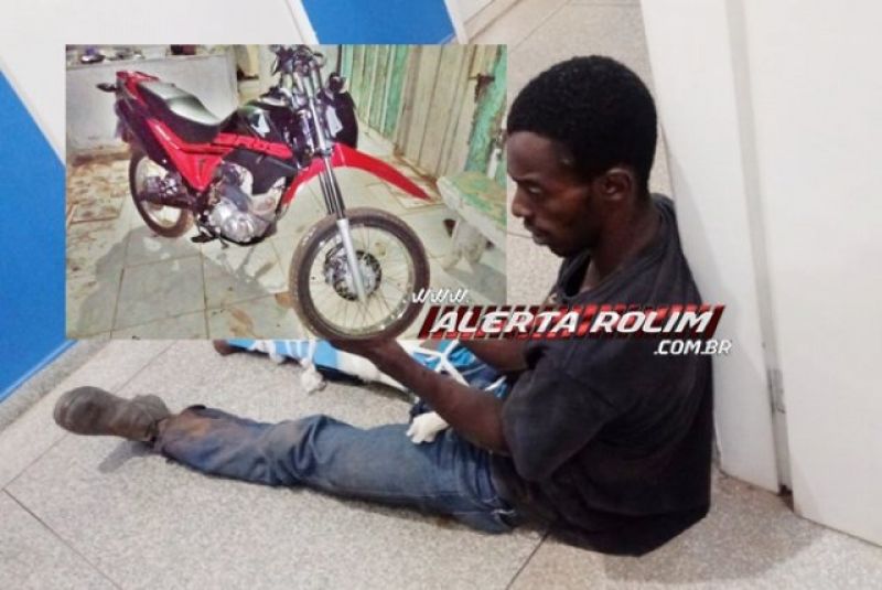Rolim de Moura – Moto roubada é recuperada pela PM e um suspeito acabou preso, após ser atingido por um disparo de arma efetuado pelo próprio comparsa Rolim de Moura – Moto roubada é recuperada pela PM e um suspeito acabou preso, após ser atingido por um disparo de arma efetuado pelo próprio comparsa