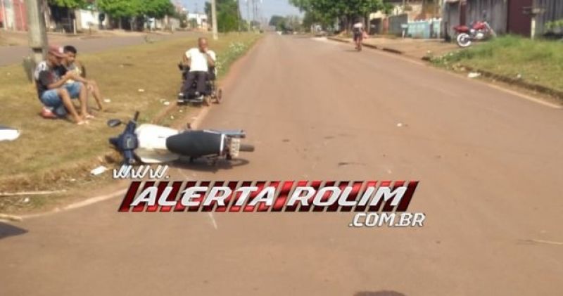 Rolim de Moura – Colisão entre duas motonetas resulta em três feridos  Rolim de Moura – Colisão entre duas motonetas resulta em três feridos