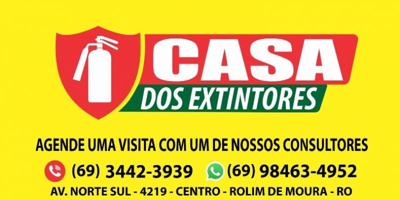 Rolim de Moura e região conta com a Casa dos Extintores Rolim de Moura e região conta com a Casa dos Extintores