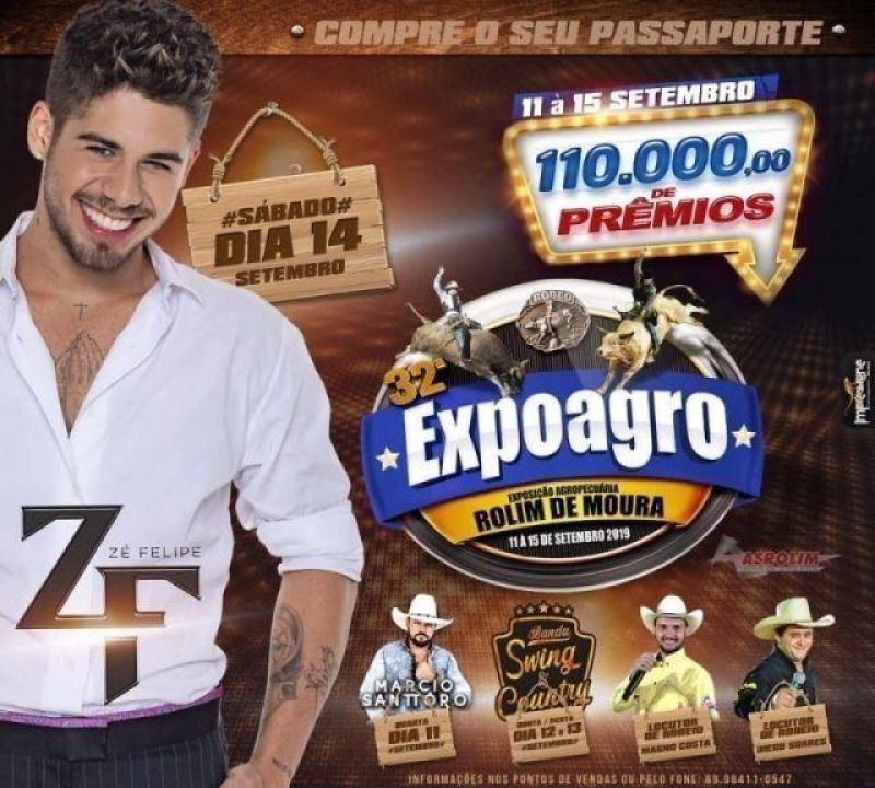 Exposição Agropecuária em Rolim começa amanhã com show, rodeio e prêmios em dinheiro Exposição Agropecuária em Rolim começa amanhã com show, rodeio e prêmios em dinheiro