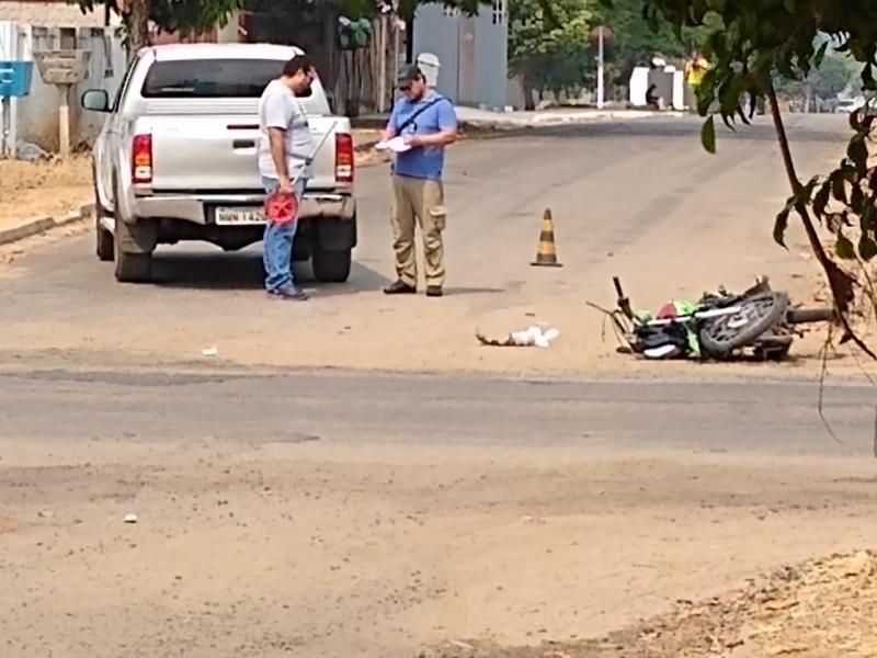 Mototaxista morre após sofrer grave acidente de trânsito, em Presidente Médici 