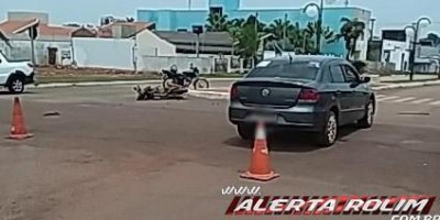 Rolim de Moura – Colisão entre carro e moto resulta em uma vítima encaminhada ao pronto-socorro    Rolim de Moura – Colisão entre carro e moto resulta em uma vítima encaminhada ao pronto-socorro