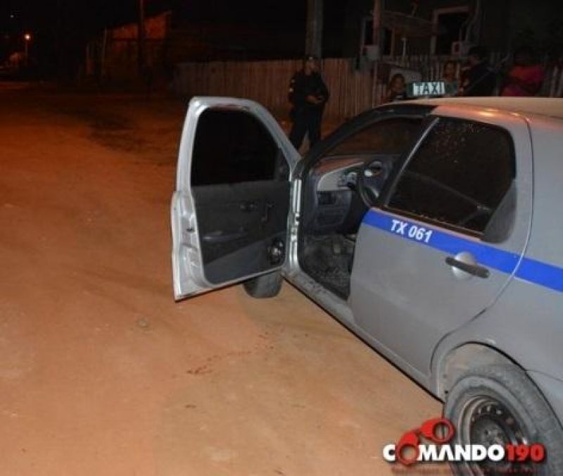 Taxista é baleado no pescoço durante roubo, em Ji-Paraná Taxista é baleado no pescoço durante roubo, em Ji-Paraná
