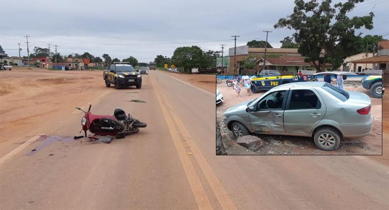 Motorista bêbado invade pista e mulher morre em colisão na BR-364, em Jaci-Paraná Motorista bêbado invade pista e mulher morre em colisão na BR-364, em Jaci-Paraná