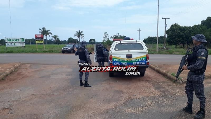 Patamo da PM de Cacoal apreende arma de fogo e munições na RO-010, durante Missão Paz no Campo Patamo da PM de Cacoal apreende arma de fogo e munições na RO-010, durante Missão Paz no Campo