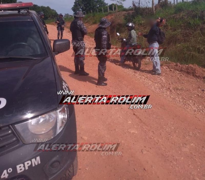 Patamo da PM de Cacoal apreende arma de fogo e munições na RO-010, durante Missão Paz no Campo Patamo da PM de Cacoal apreende arma de fogo e munições na RO-010, durante Missão Paz no Campo