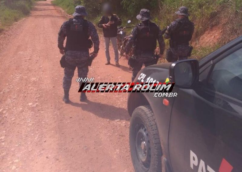 Patamo da PM de Cacoal apreende arma de fogo e munições na RO-010, durante Missão Paz no Campo Patamo da PM de Cacoal apreende arma de fogo e munições na RO-010, durante Missão Paz no Campo
