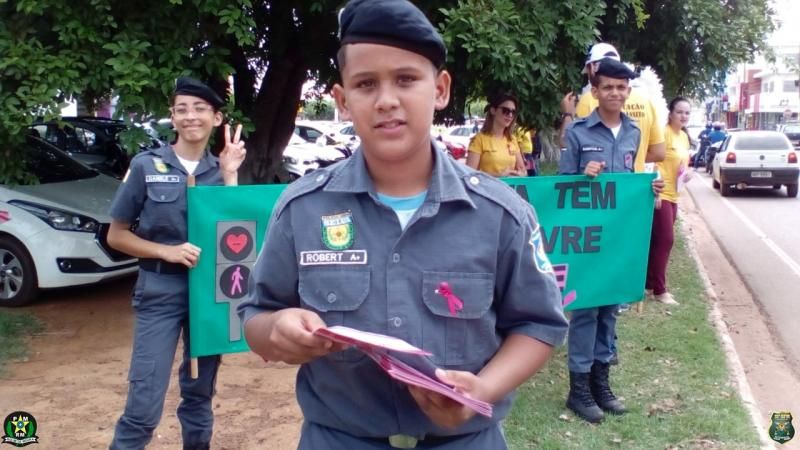 Polícia Mirim do 10º Batalhão em Rolim de Moura participa de atividades alusiva ao Outubro Rosa Polícia Mirim do 10º Batalhão em Rolim de Moura participa de atividades alusiva ao Outubro Rosa