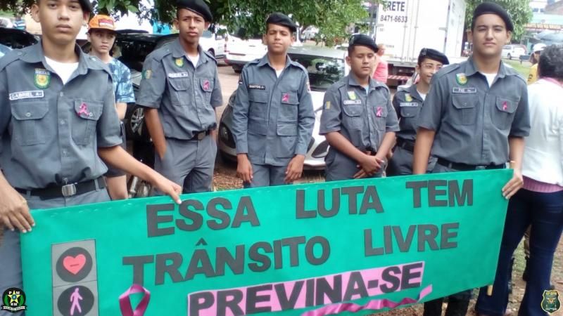 Polícia Mirim do 10º Batalhão em Rolim de Moura participa de atividades alusiva ao Outubro Rosa Polícia Mirim do 10º Batalhão em Rolim de Moura participa de atividades alusiva ao Outubro Rosa