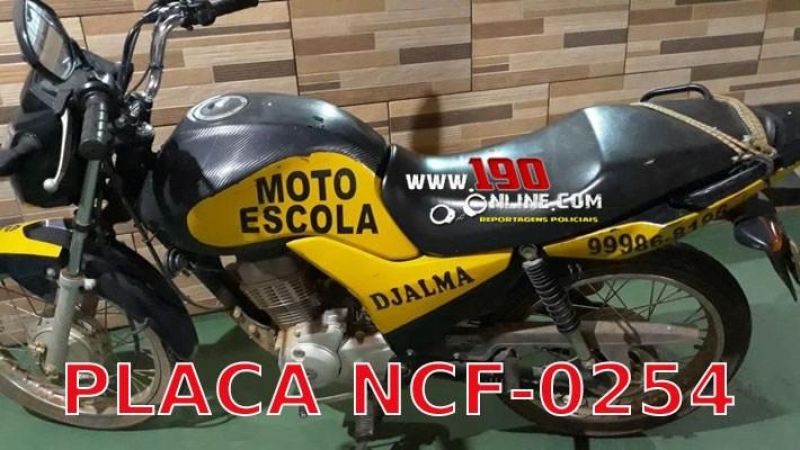 Procura-se por moto de Auto Escola que foi furtada em Alta Floresta Procura-se por moto de Auto Escola que foi furtada em Alta Floresta