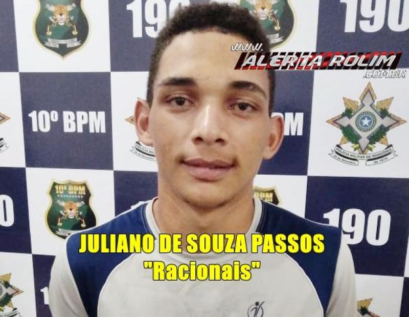 Rolim de Moura – Foragido da prisão, acusado de roubo acaba preso pela equipe do PATAMO da Polícia Militar Rolim de Moura – Foragido da prisão, acusado de roubo acaba preso pela equipe do PATAMO da Polícia Militar