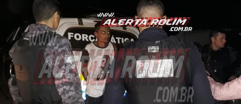 Santa Luzia – Após roubo de carro na linha 180, Força Tarefa é montada pela Polícia Militar e um dos suspeitos acaba preso