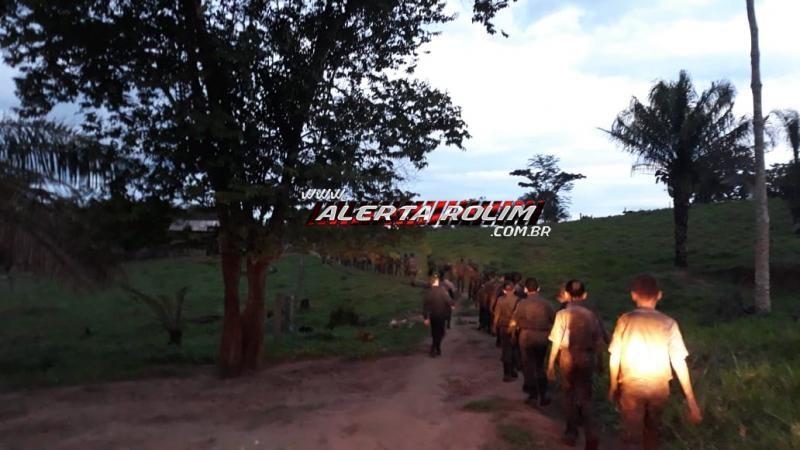 10º Batalhão em Rolim de Moura realiza acampamento de selva com alunos do Programa Social Polícia Mirim