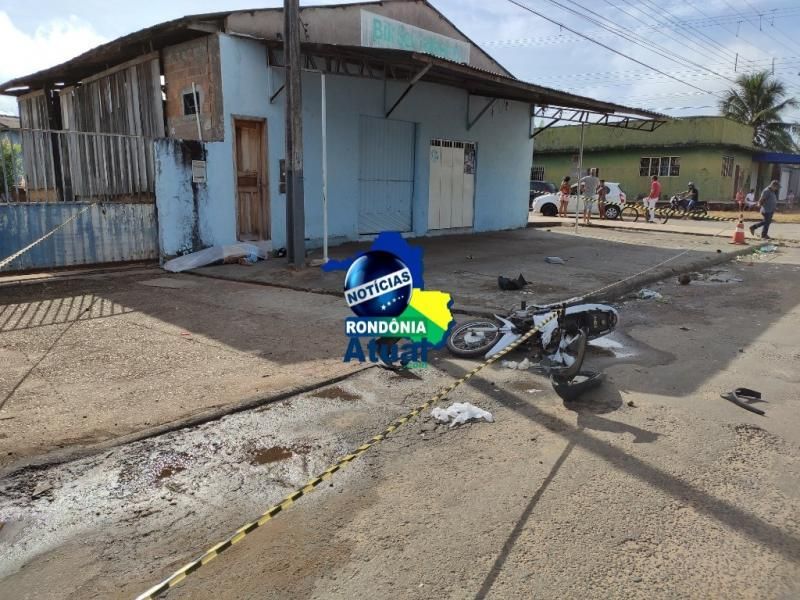 Motociclista morre em acidente na manhã deste domingo, em Ji-Paraná Motociclista morre em acidente na manhã deste domingo, em Ji-Paraná