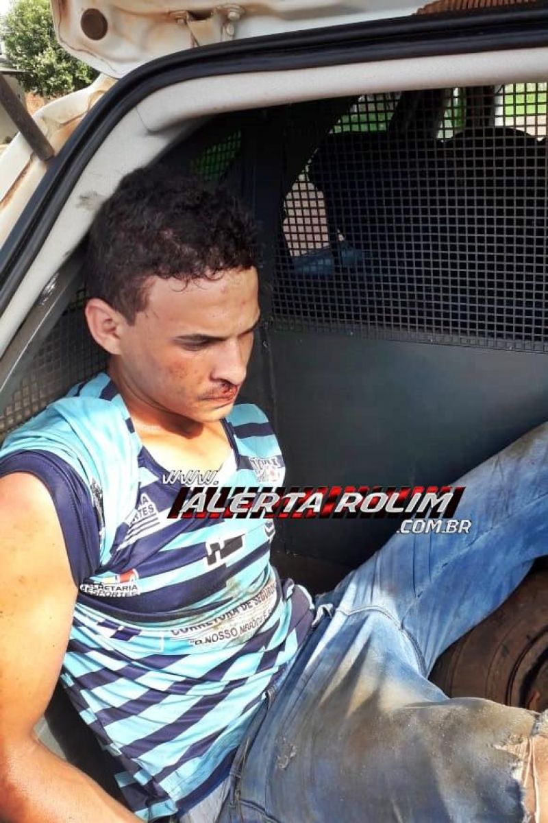 Rolim de Moura – Com a ajuda de populares, suspeito acaba preso pela PM após tentativa de roubo a uma mulher Rolim de Moura – Com a ajuda de populares, suspeito acaba preso pela PM após tentativa de roubo a uma mulher