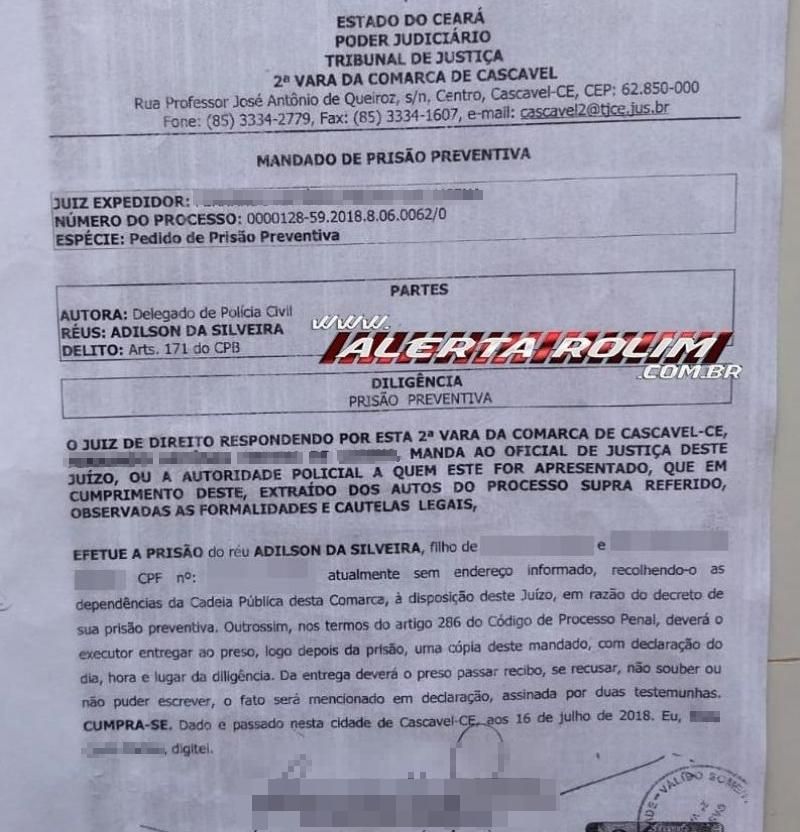 Rolim de Moura - PM do 10° Batalhão prende estelionatário acusado de aplicar golpes em vários Estados do País Rolim de Moura - PM do 10° Batalhão prende estelionatário acusado de aplicar golpes em vários Estados do País