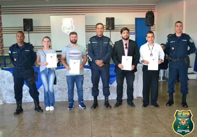 Solenidade alusiva aos 44 anos da PMRO é realizada pelo 10º Batalhão de Polícia Militar Solenidade alusiva aos 44 anos da PMRO é realizada pelo 10º Batalhão de Polícia Militar