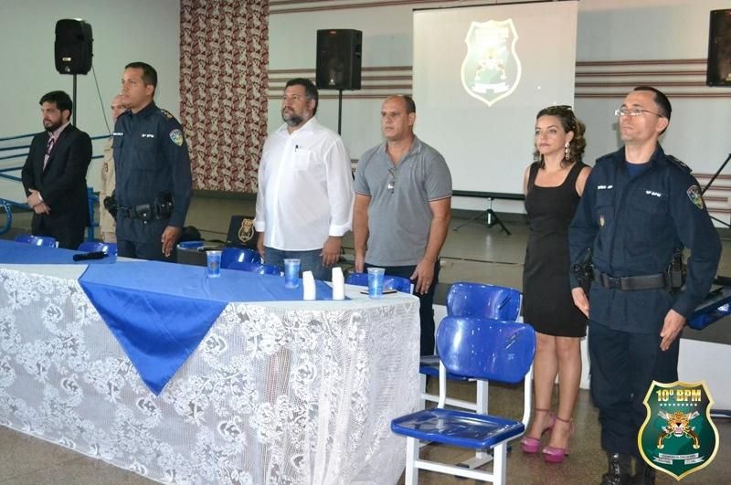 Solenidade alusiva aos 44 anos da PMRO é realizada pelo 10º Batalhão de Polícia Militar Solenidade alusiva aos 44 anos da PMRO é realizada pelo 10º Batalhão de Polícia Militar