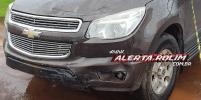 Rolim de Moura – Acidente de trânsito é registrado pela PM no Bairro Cidade Alta 