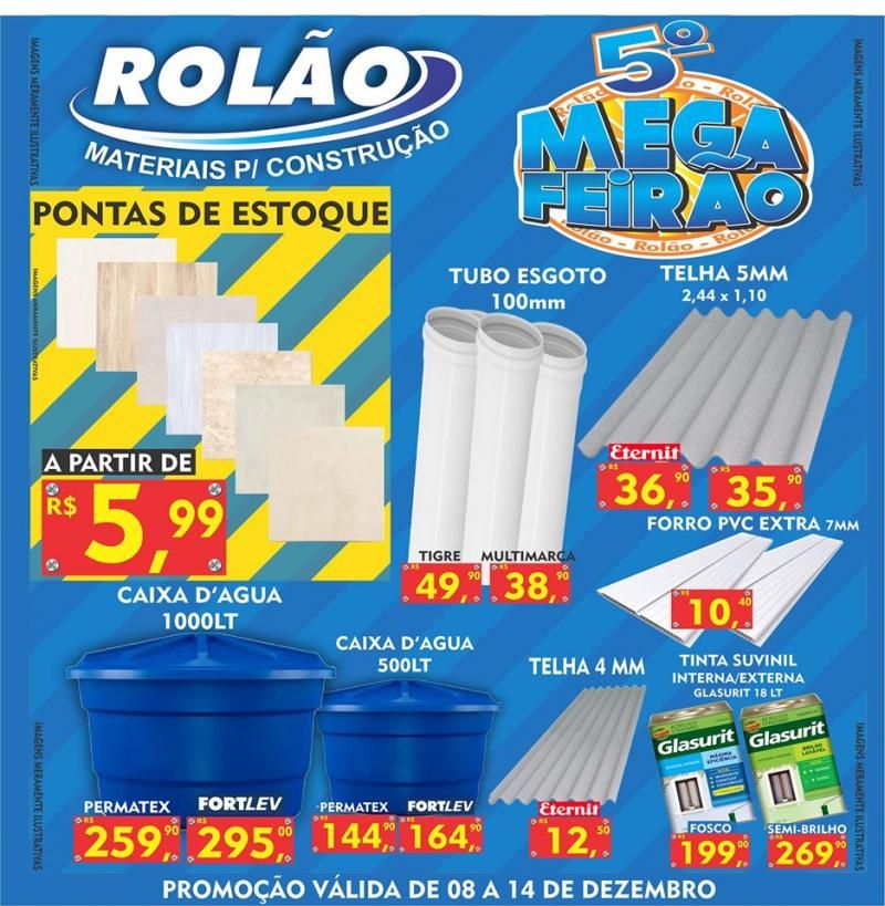 Amanhã é o 5° Mega Feirão do Rolão Materiais para construção ; Confira os folhetos com as ofertas!!!! Amanhã é o 5° Mega Feirão do Rolão Materiais para construção ; Confira os folhetos com as ofertas!!!!