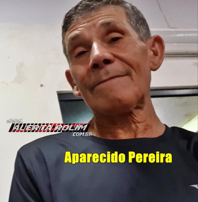 Familiares procuram por Aparecido Pereira, morador de Nova Brasilândia, que está desaparecido há 04 dias Familiares procuram por Aparecido Pereira, morador de Nova Brasilândia, que está desaparecido há 04 dias
