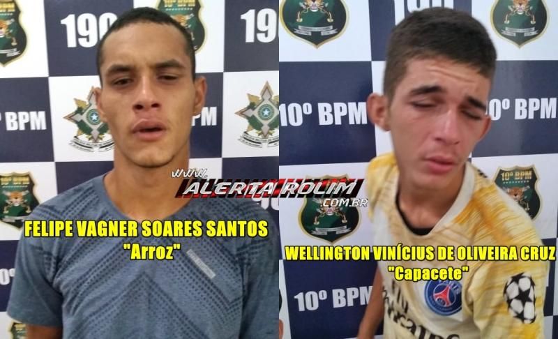 Rolim de Moura – Dupla é presa pela PM com arma de fogo e moto roubada em Ji-Paraná Rolim de Moura – Dupla é presa pela PM com arma de fogo e moto roubada em Ji-Paraná