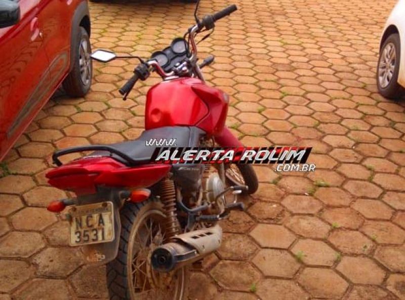 Rolim de Moura – Equipe de Radiopatrulha da PM recupera motocicleta furtada Rolim de Moura – Equipe de Radiopatrulha da PM recupera motocicleta furtada