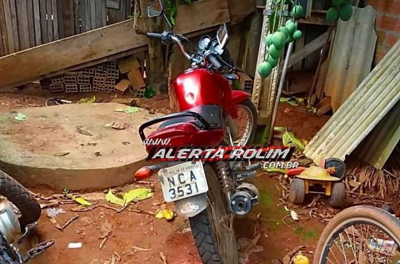 Rolim de Moura – Equipe de Radiopatrulha da PM recupera motocicleta furtada