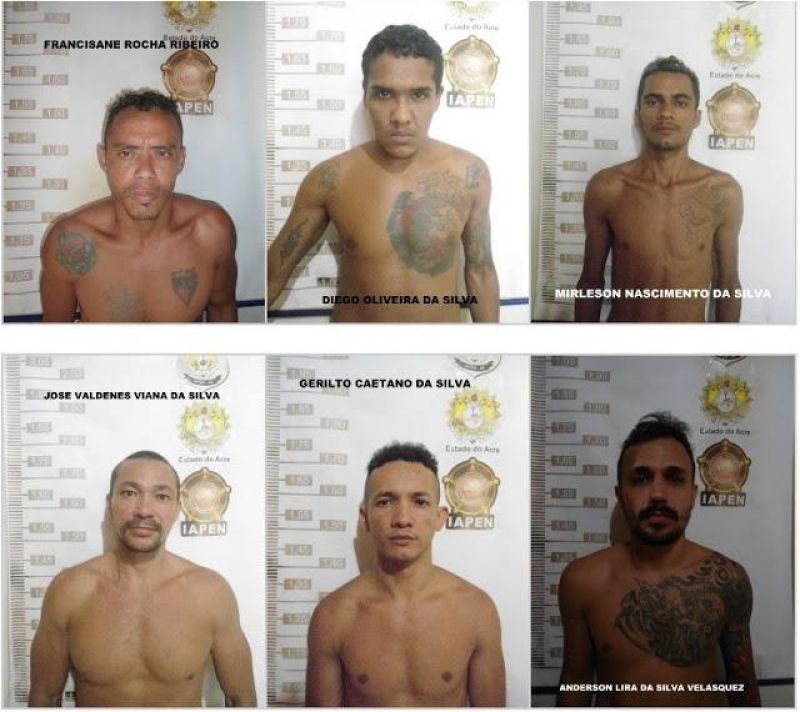 Confira quem são os presos que fugiram de presídio do Acre Confira quem são os presos que fugiram de presídio do Acre