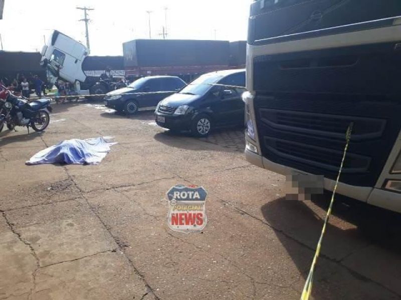 Identificado caminhoneiro morto em pátio de posto de combustíveis, em Vilhena Identificado caminhoneiro morto em pátio de posto de combustíveis, em Vilhena