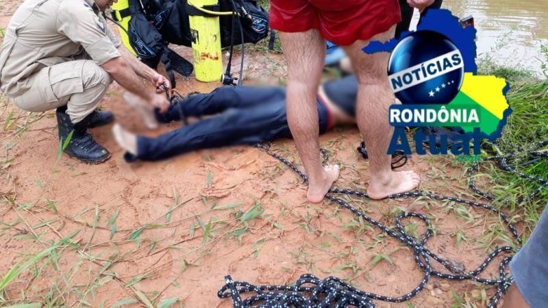 Mergulhadores do Corpo de Bombeiros encontram corpo de homem que caiu em igarapé, em Ji-Paraná Mergulhadores do Corpo de Bombeiros encontram corpo de homem que caiu em igarapé, em Ji-Paraná