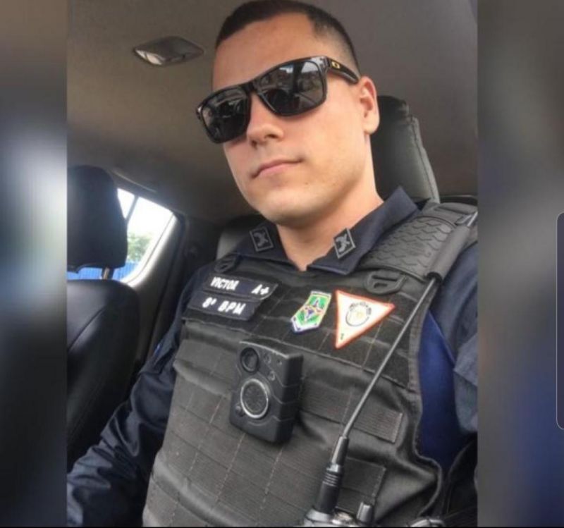 Policial Militar fica gravemente ferido em acidente de trânsito na BR-364