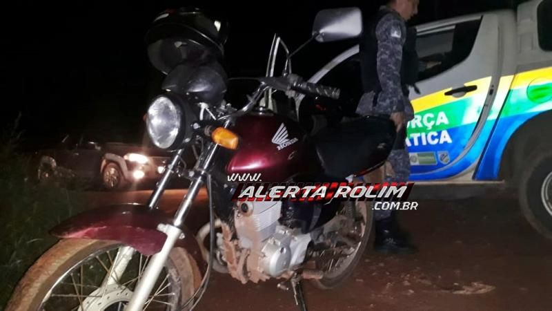 Rolim de Moura - Moto roubada é recuperada, arma de fogo é apreendida e bandido acaba preso pela equipe do PATAMO da PM Rolim de Moura - Moto roubada é recuperada, arma de fogo é apreendida e bandido acaba preso pela equipe do PATAMO da PM