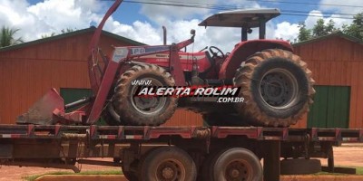 Polícia descobre que roubo de trator na área rural de Parecis foi simulação de crime  Polícia descobre que roubo de trator na área rural de Parecis foi simulação de crime