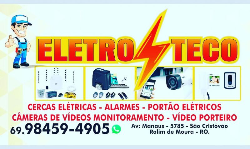 Procurando mais segurança para sua residência ou empresa? Conte com os serviços da Eletroteco em Rolim de Moura e região - Vídeo  Procurando mais segurança para sua residência ou empresa? Conte com os serviços da Eletroteco em Rolim de Moura e região - Vídeo
