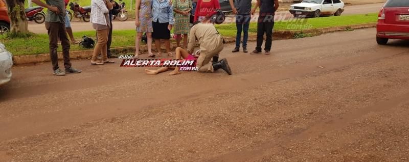 Rolim de Moura – Buracos na via ocasionam duas quedas de moto neste sábado Rolim de Moura – Buracos na via ocasionam duas quedas de moto neste sábado