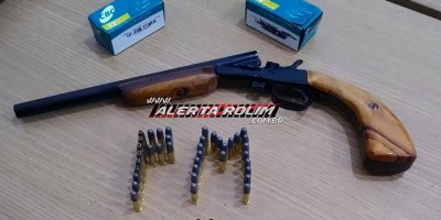 Rolim de Moura – Discussão em família termina com agressões e disparos de arma de fogo; uma garrucha e várias munições foram apreendidas pela PM Rolim de Moura – Discussão em família termina com agressões e disparos de arma de fogo; uma garrucha e várias munições foram apreendidas pela PM