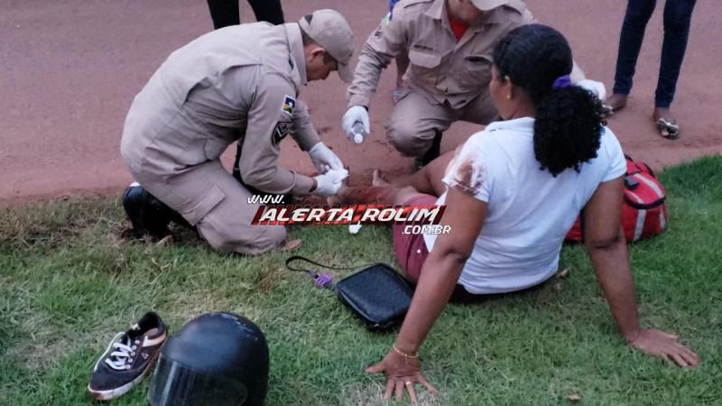 Rolim de Moura – Mais um acidente de trânsito com vítima é registrado nessa sexta-feira Rolim de Moura – Mais um acidente de trânsito com vítima é registrado nessa sexta-feira