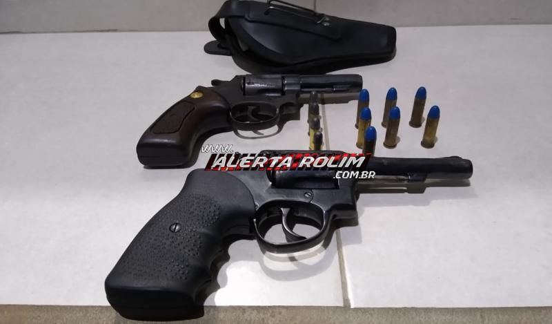Equipes da PM do 10º Batalhão apreende duas armas de fogo e munições durante Operação Paz no Campo Equipes da PM do 10º Batalhão apreende duas armas de fogo e munições durante Operação Paz no Campo