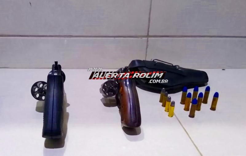 Equipes da PM do 10º Batalhão apreende duas armas de fogo e munições durante Operação Paz no Campo Equipes da PM do 10º Batalhão apreende duas armas de fogo e munições durante Operação Paz no Campo
