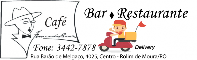Rolim de Moura – Café Fernando Pessoa informa aos clientes que atenderá somente pelo sistema de Delivery Rolim de Moura – Café Fernando Pessoa informa aos clientes que atenderá somente pelo sistema de Delivery