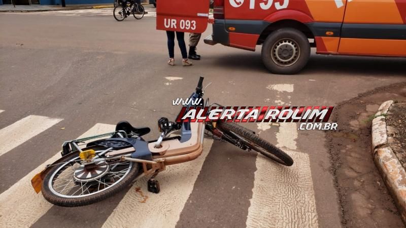 Rolim de Moura – Idoso em bicicleta elétrica é atingido por caminhão no Centro da cidade; Motorista não permaneceu no local – Vídeo Rolim de Moura – Idoso em bicicleta elétrica é atingido por caminhão no Centro da cidade; Motorista não permaneceu no local – Vídeo