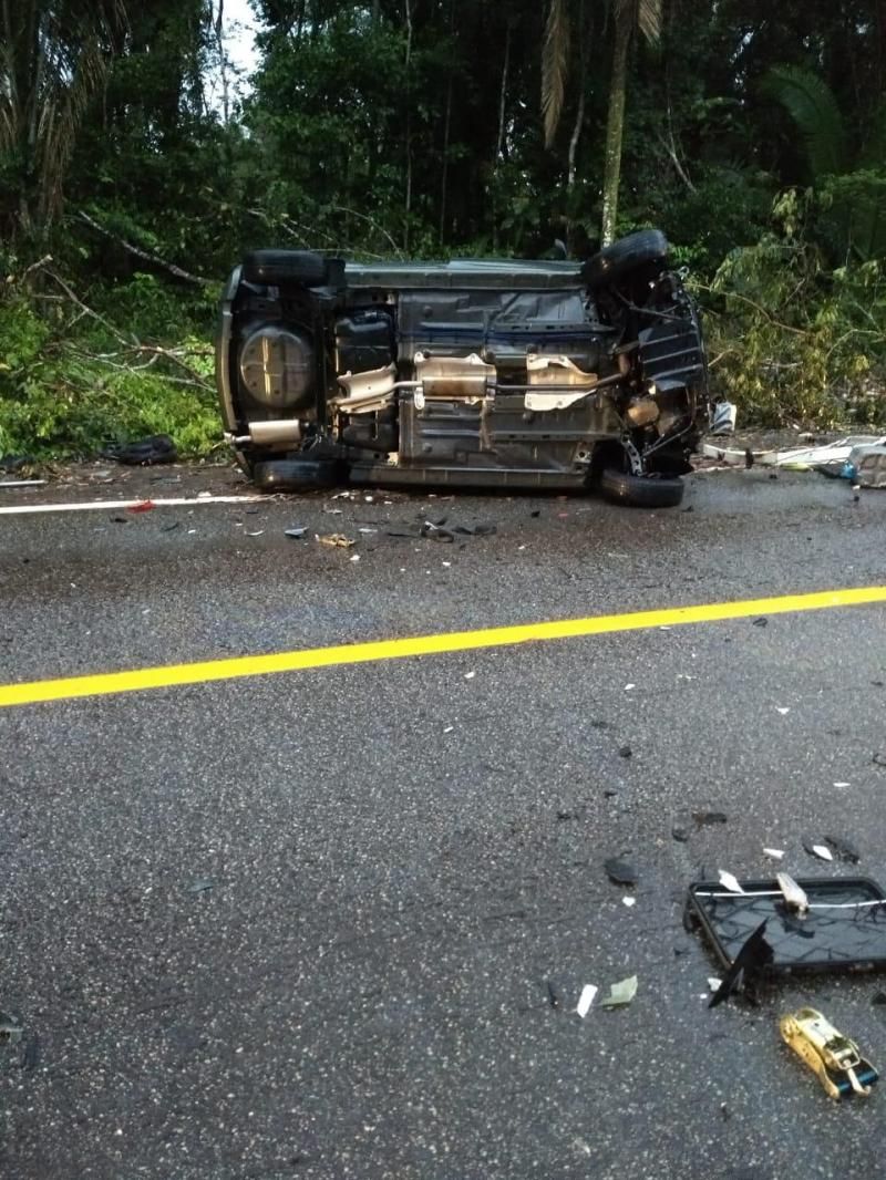 Acidente na BR-319 entre Porto Velho e Humaitá deixa dois mortos  Acidente na BR-319 entre Porto Velho e Humaitá deixa dois mortos