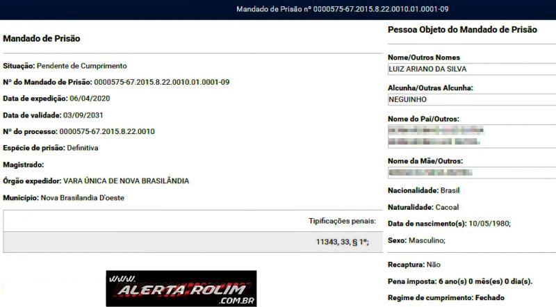 Acusado de tráfico de drogas é preso pela Polícia Militar do 10° Batalhão em Rolim de Moura Acusado de tráfico de drogas é preso pela Polícia Militar do 10° Batalhão em Rolim de Moura