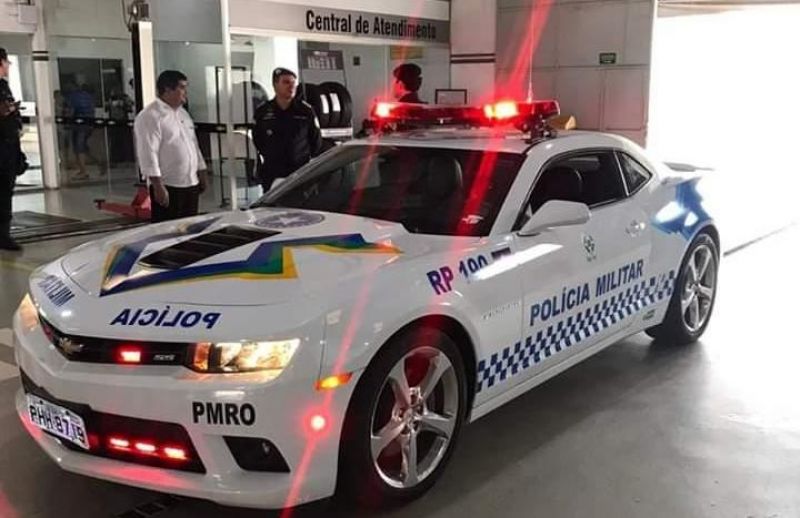 Camaro cedido pela Justiça à Polícia Militar de Rondônia será utilizado como viatura