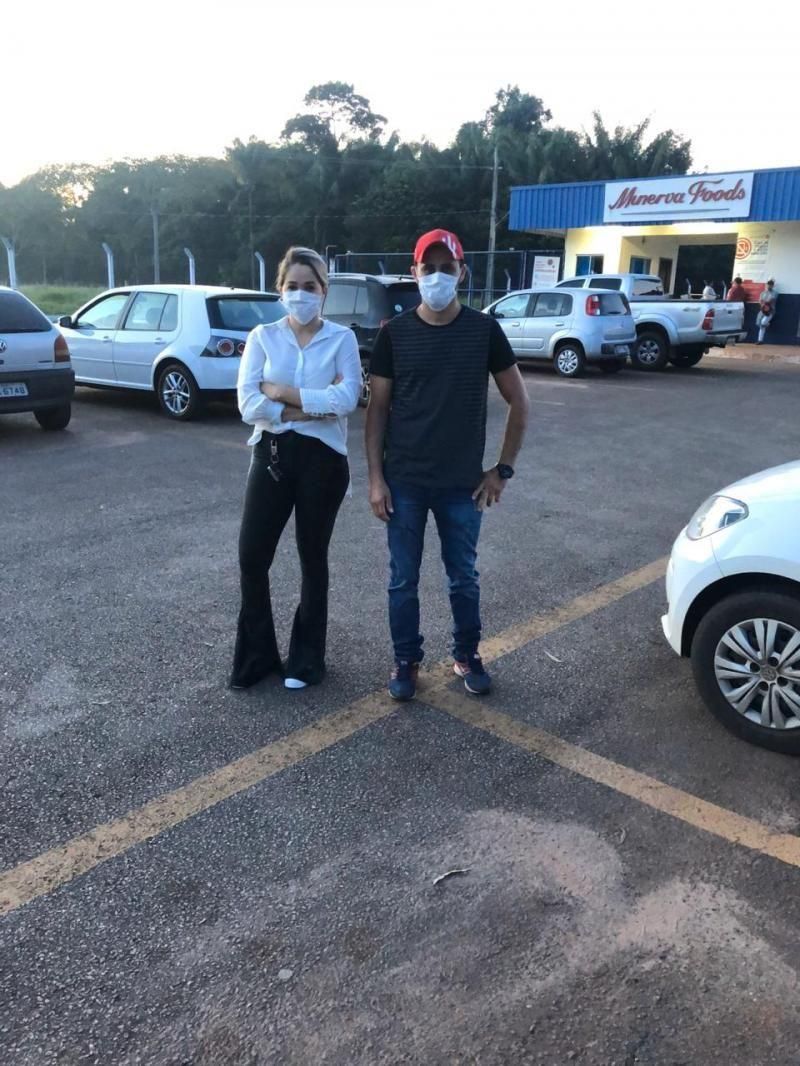 SINTRA-ALi fiscaliza frigorífico se estão adotando as medidas de segurança contra COVID-19, em Rolim de Moura SINTRA-ALi fiscaliza frigorífico se estão adotando as medidas de segurança contra COVID-19, em Rolim de Moura