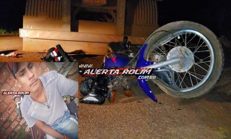 URGENTE- Dois meses depois de ficar gravemente ferido ao bater em traseira de carreta estacionada, jovem morre nesta quarta-feira, em Rolim de Moura