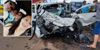 Acidente mata Pai,mãe e filhos pequenos, no Mato Grosso Acidente mata Pai,mãe e filhos pequenos, no Mato Grosso
