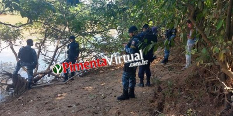 Corpo de homem com tatuagem na nuca é encontrado por populares no Rio Pimenta,  em Pimenta Bueno Corpo de homem com tatuagem na nuca é encontrado por populares no Rio Pimenta,  em Pimenta Bueno